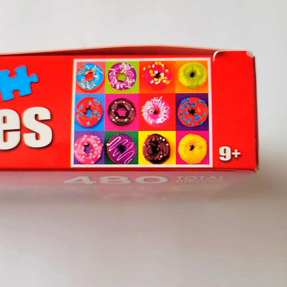 Cra Z Art 2in1 Puzzle 480 Total Pcs The Baker I Love Donuts Ages 9+ New - Picture 6 of 8